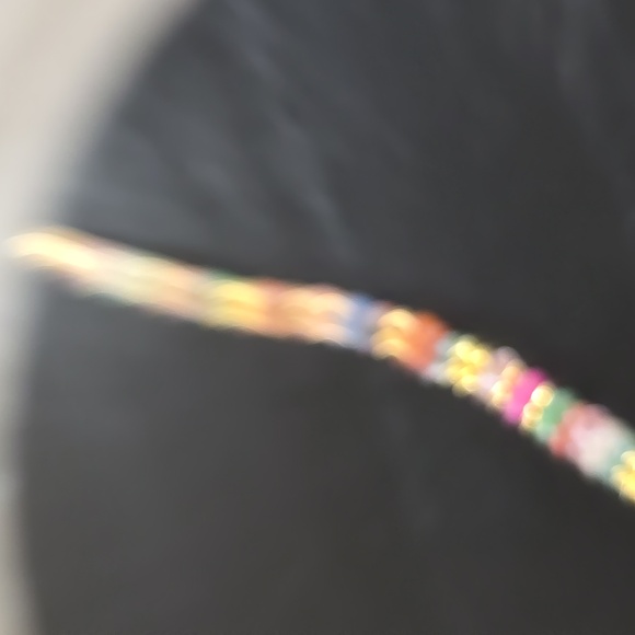 Moda International Multicolor Beaded Genuine Stone Bracelet - Picture 6 of 6